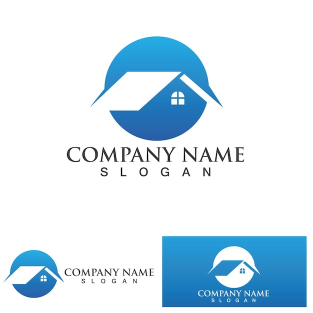 Diseño del logotipo de la propiedad y la construcción