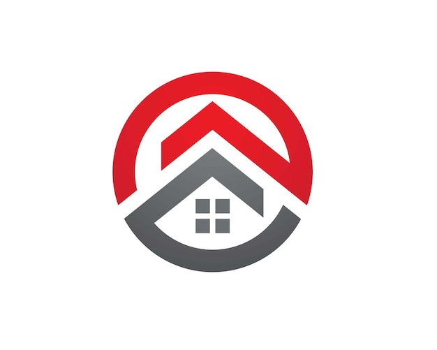 Diseño de logotipo de propiedad inmobiliaria y construcción