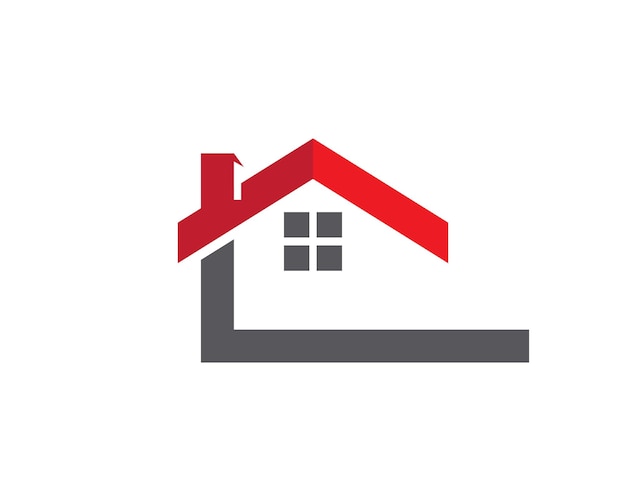 Diseño del logotipo de la propiedad inmobiliaria y la construcción