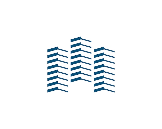 Diseño de logotipo de propiedad inmobiliaria y construcción