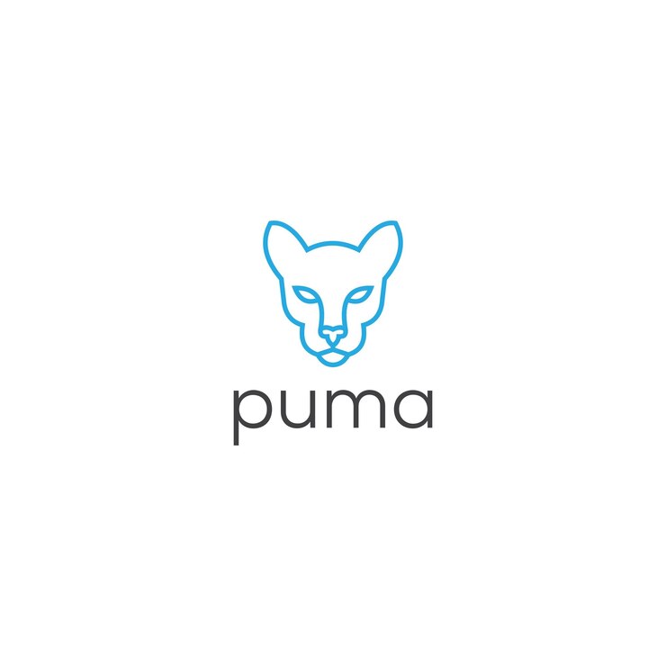 diseño de logotipo de puma