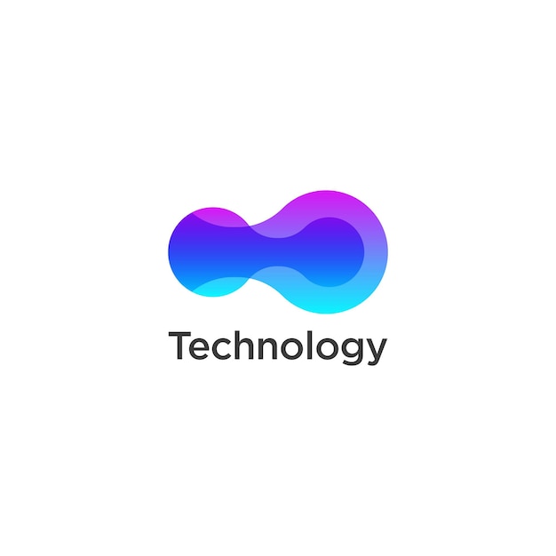 Diseño del logotipo de puntos coloridos