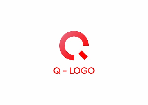 Vector diseño del logotipo q