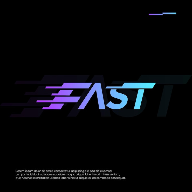 Vector diseño de logotipo rápido