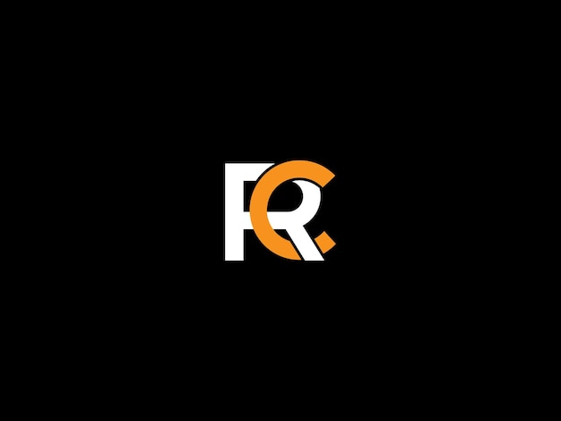 Vector diseño del logotipo rc