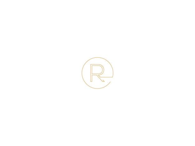 Vector diseño del logotipo de re