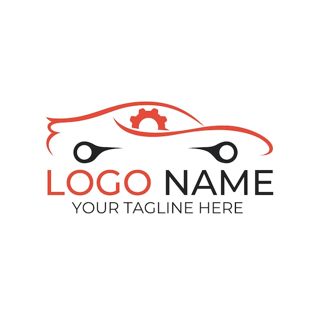 Diseño de logotipo de reparación de automóviles