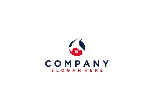 Diseño del logotipo de reparación del hogar