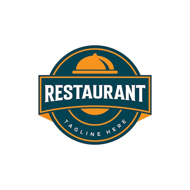 diseño de logotipo de restaurante emblema