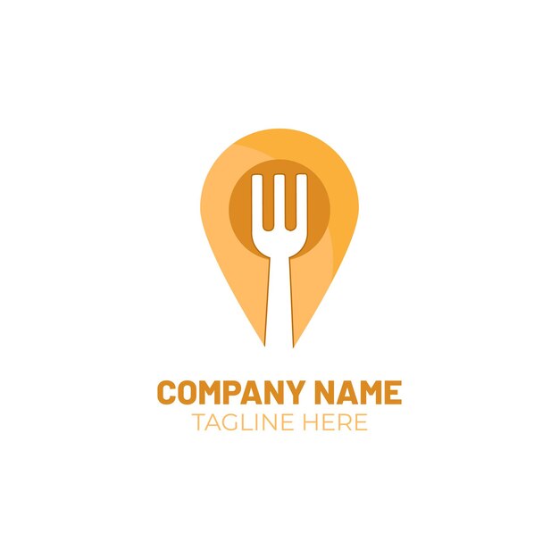 Diseño de logotipo de restaurante. Idea y concepto del logotipo del restaurante. logotipo vectorial para el negocio de los restaurantes.