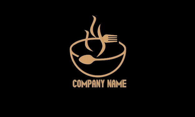 Diseño de logotipo de restaurante profesional Rollup banner fondo blanco