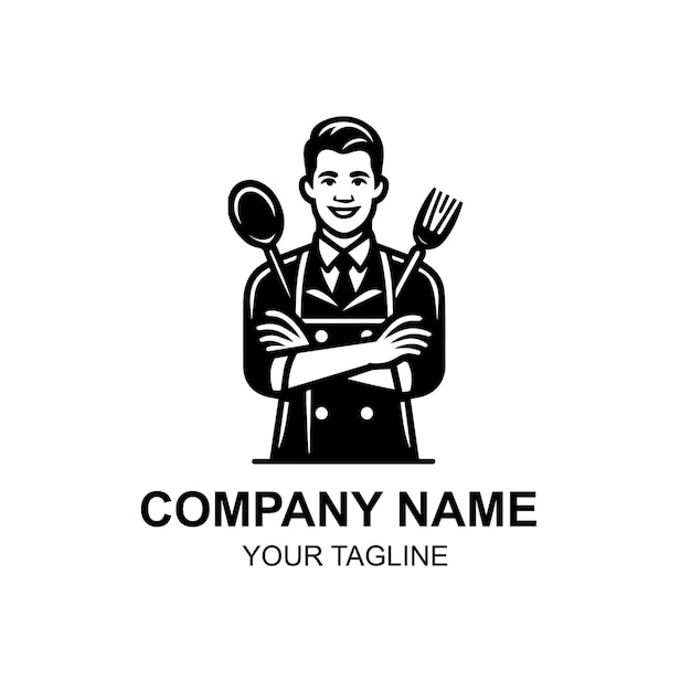 diseño del logotipo del restaurante vectorial