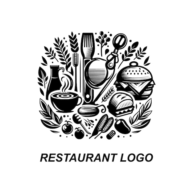 diseño de logotipo de restaurante