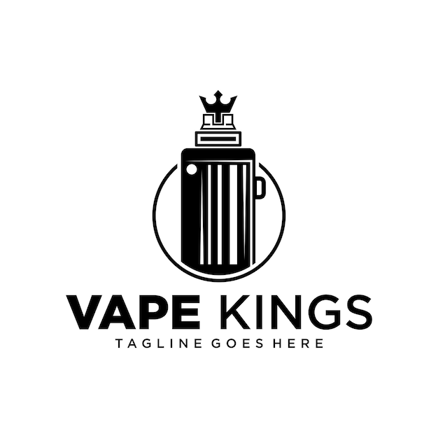 Diseño del logotipo de los reyes de Vape