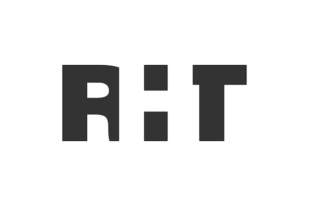 Diseño del logotipo RHT Letra inicial R H T estilo de letra en negrita para startups tecnológicas consultoría marca corporativa Nombre de la compañía creativo titulares tipografía identidad logotipo de moda