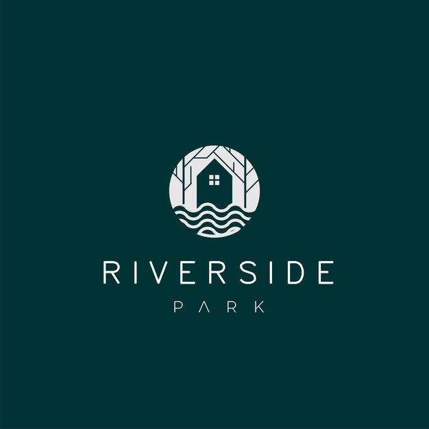 Diseño del logotipo de Riverside Park