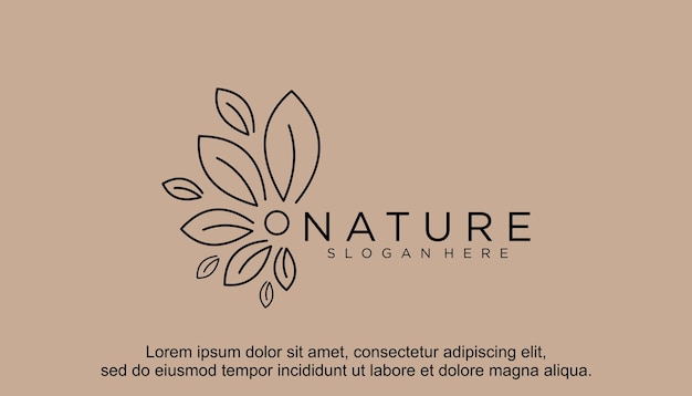 diseño de logotipo de rosa de hoja y flor para belleza, cosmética, yoga