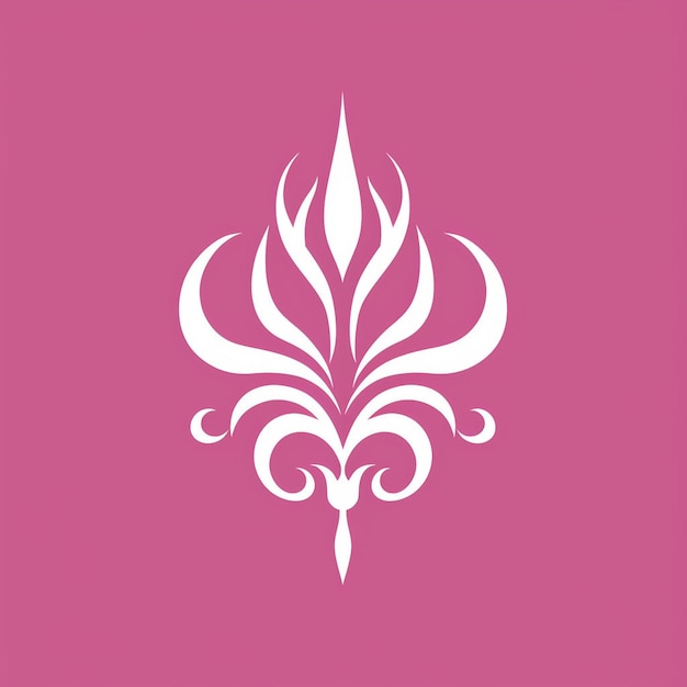 Diseño de logotipo rosa