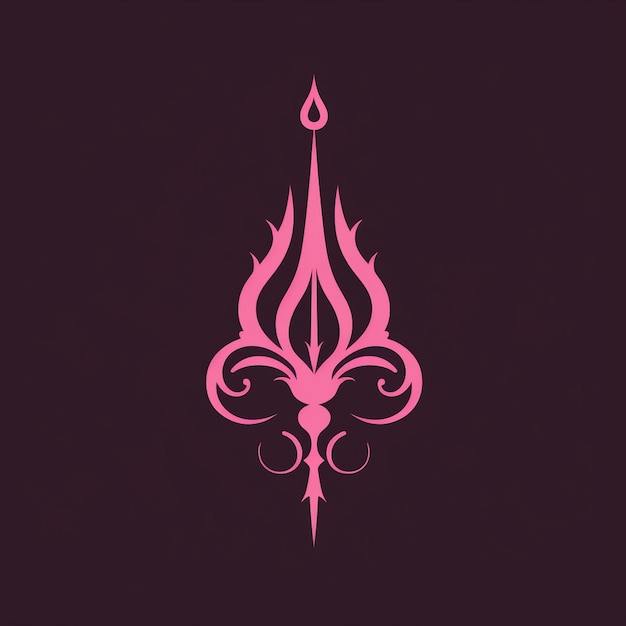 Diseño de logotipo rosa