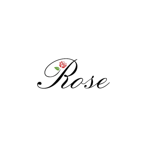 Diseño de logotipo de Rose