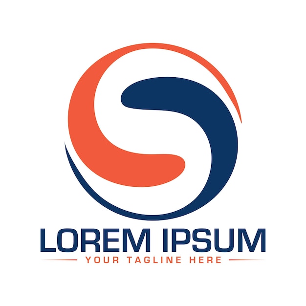 Diseño de logotipo S Creativo y moderno Diseño de logotipo de letra S Abstracto Diseño de logotipo S