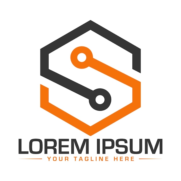 Diseño de logotipo S Creativo y moderno Diseño de logotipo de letra S Abstracto Diseño de logotipo S