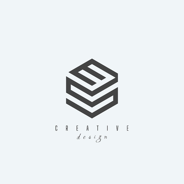 Diseño del logotipo de SE S E editable en formato vectorial