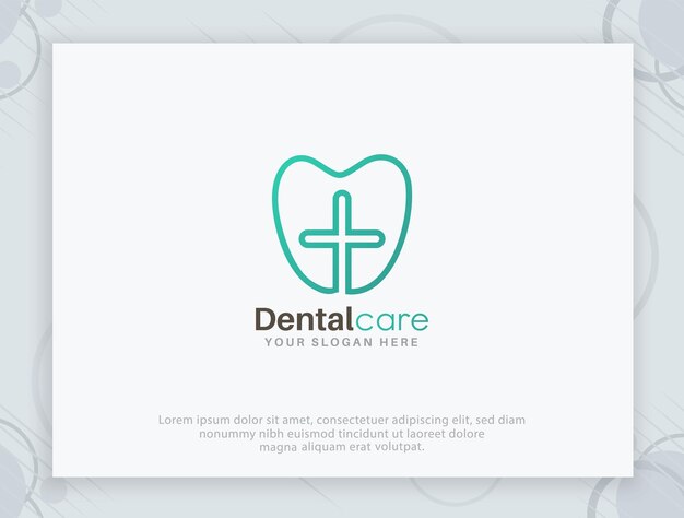 diseño de logotipo de salud dental