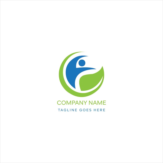 Diseño de logotipo de salud Estampa de logotipo médico de salud