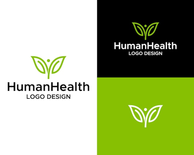 Diseño de logotipo para la salud humana.