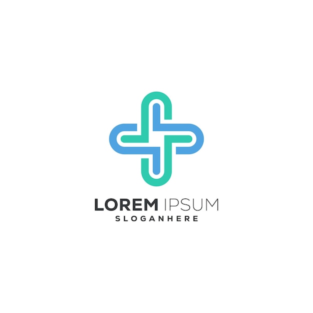 diseño del logotipo de salud