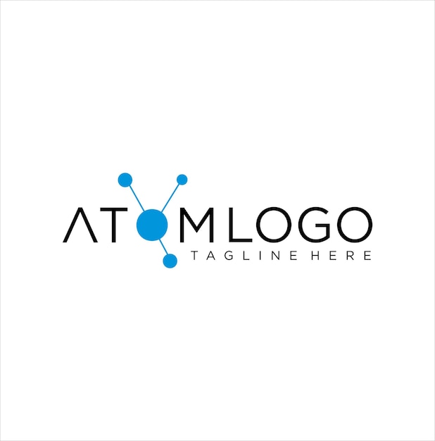 Diseño del logotipo de Science Atom