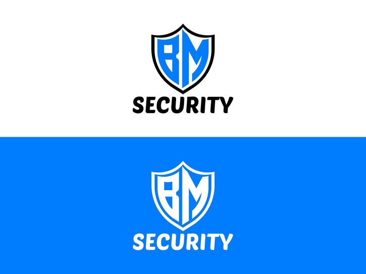 Diseño del logotipo de seguridad de BM