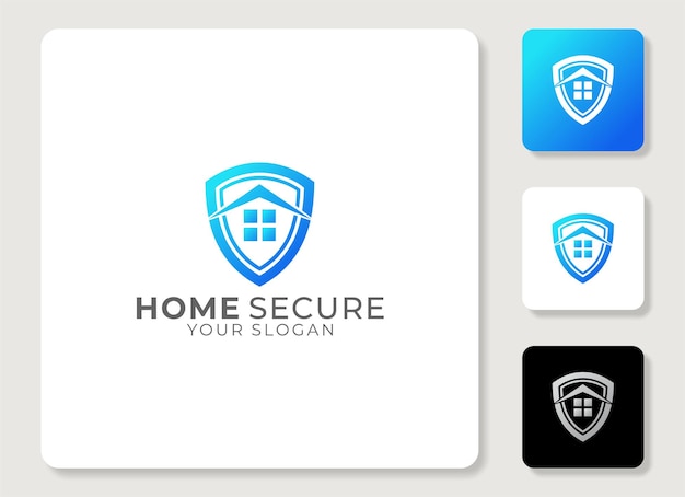 Diseño de logotipo seguro para el hogar