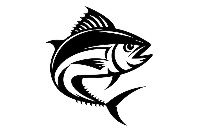 Diseño del logotipo del señuelo de pesca Logotipo del pez