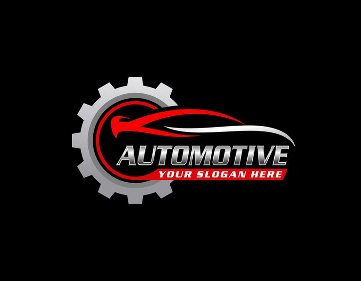Vector diseño de logotipo de servicio de coche