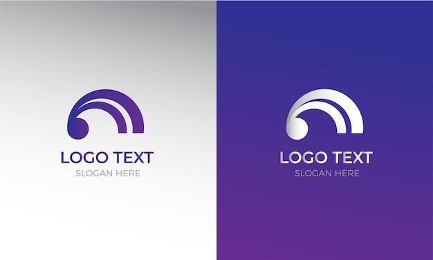 Diseño de logotipo de servicio empresarial moderno
