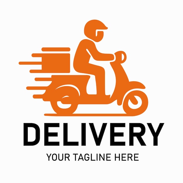 Diseño del logotipo del servicio de entrega