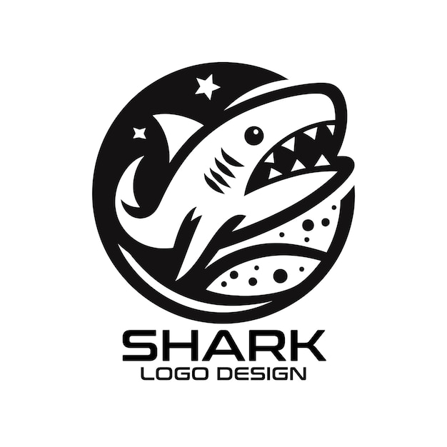 Diseño del logotipo de Shark Vector