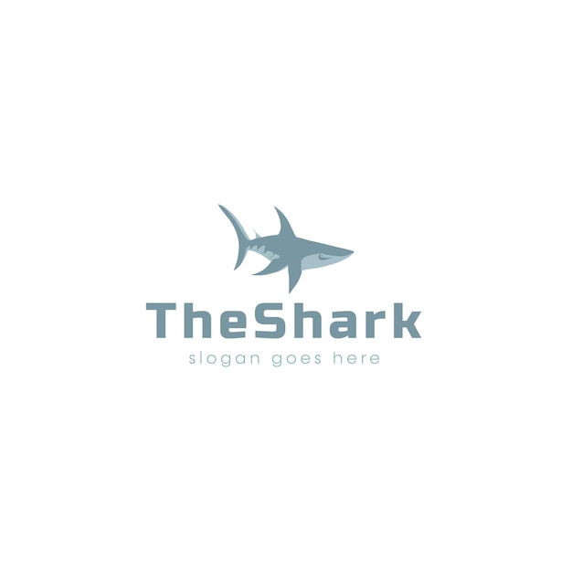 Diseño del logotipo de Shark Vector