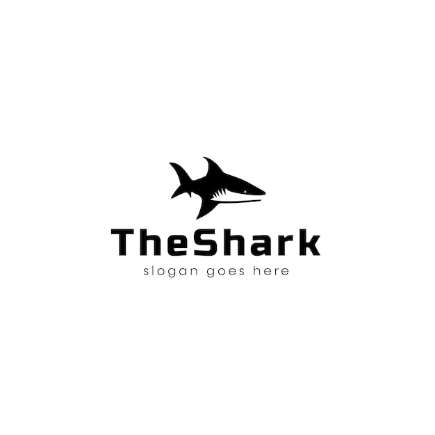 Diseño del logotipo de Shark Vector