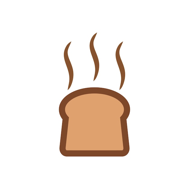 Diseño de logotipo de símbolo de icono de tostadora de pan