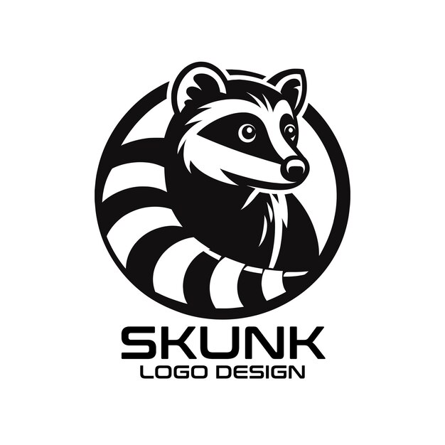 Diseño del logotipo de Skunk Vector