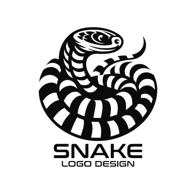 Diseño del logotipo de Snake Vector