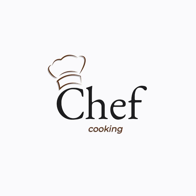 diseño de logotipo de sombrero de chef