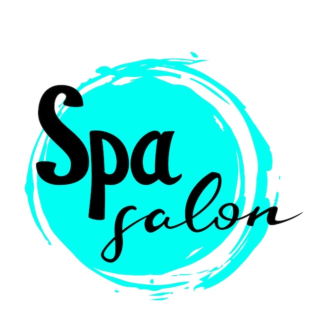 Vector diseño del logotipo del spa