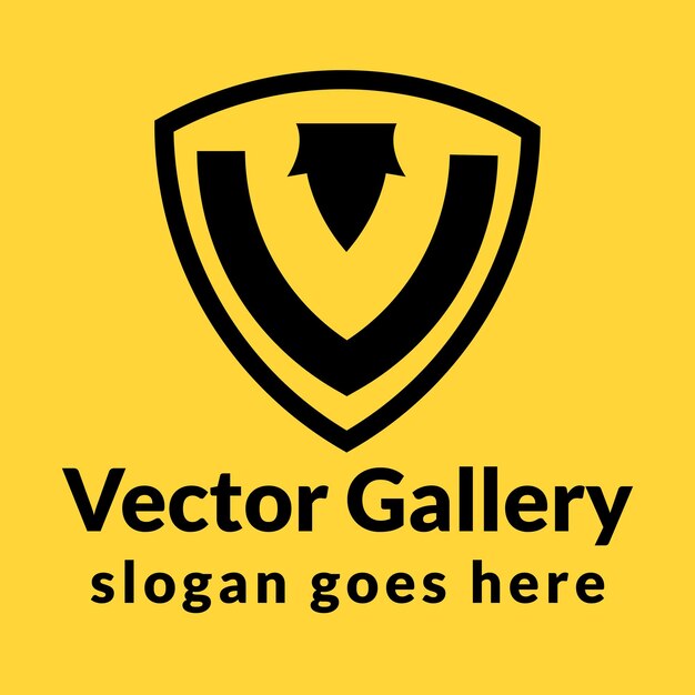 Vector diseño de logotipo sr. v