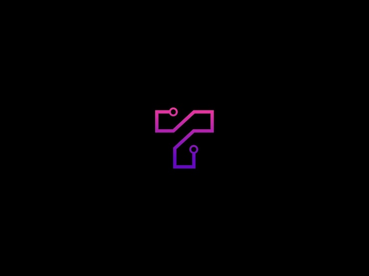 Vector diseño de logotipo t