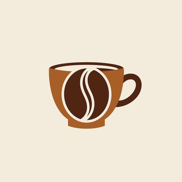 Diseño del logotipo de la taza de café