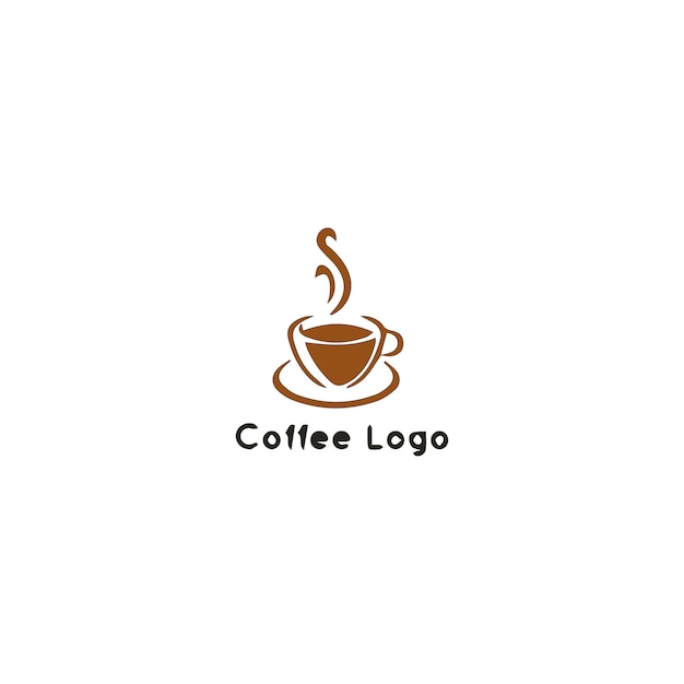 Diseño del logotipo de la taza de café